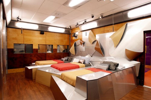 Torn metal Bedroom